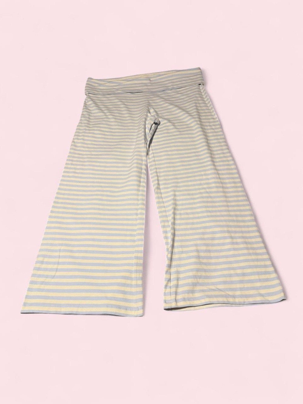 wild fable Striped Wide-Leg Lounge Pants in blue  and white